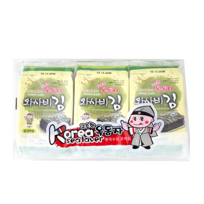 Alga snack sabor wasabi (OCK DONG JA) 4.5g