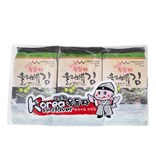 Alga snack sabor aceite oliva (OCK DONG JA) 4.5g