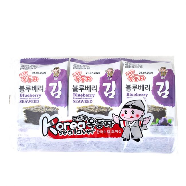 Alga snack sabor arandano (OCK DONG JA) 4g
