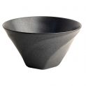 Cuenco alto de porcelana modelo: "Black wave" 19x10,5cm