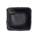 Plato melamina para salsa 9cm - Negro mate