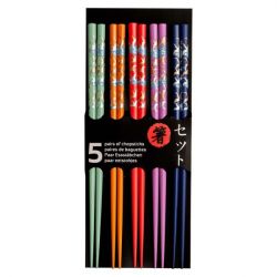 Palillo Colores 22,5cm 5 pares