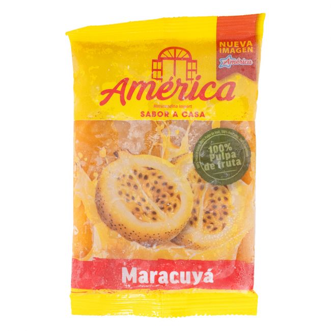 Pulpa de maracuya con pepas congelada (AMERICA) 500g