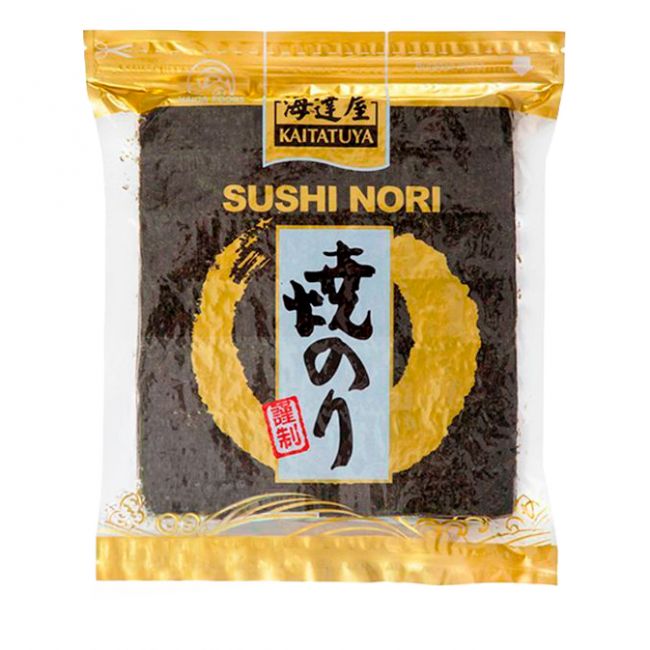 Alga Nori Sushi Gold Mitades 100 Hojas (KAITATUYA) 140g