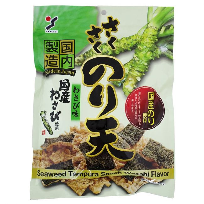 Alga snack tempura sobor wasabi (YAMAEI) 70g