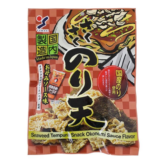 Alga snack tempura sobor salsa okonomiyaki (YAMAEI) 63g