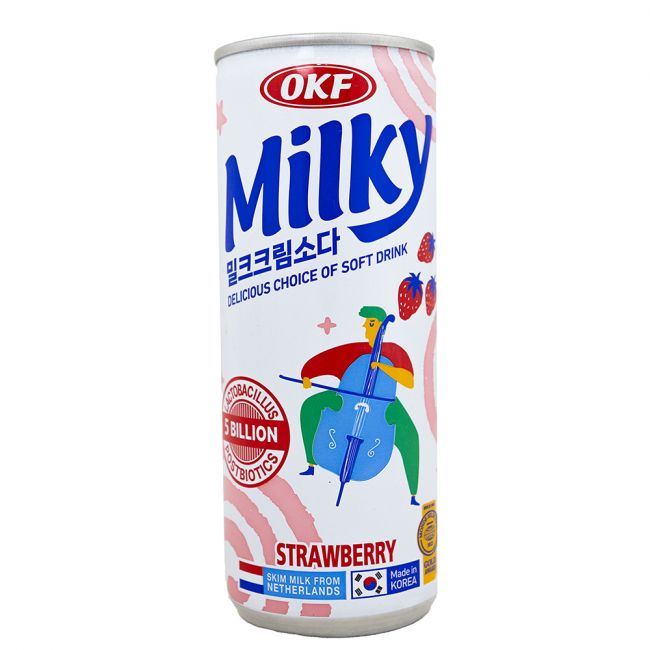 Bebida milky be happy fresa (OKF) 250ml