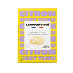 Mochi helado de lima y yuzu...