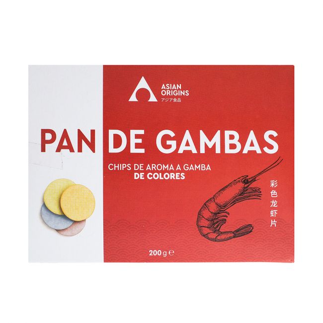 Chips sabor gambas colores (ASIAN ORIGINS) 200g
