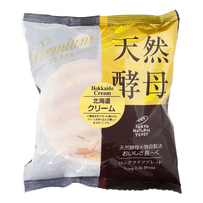 Pan de levadura natural con crema Hokkaido 95g