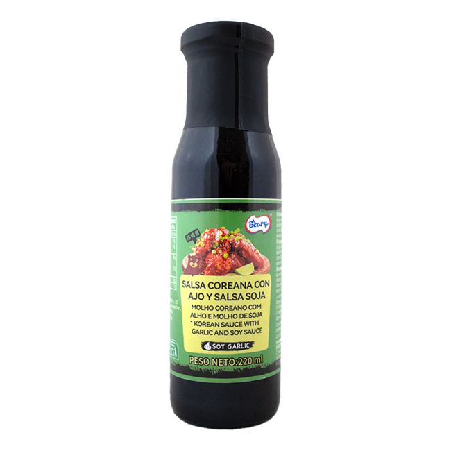 Salsa coreana con ajo y salsa soja (BEARY) 220ml