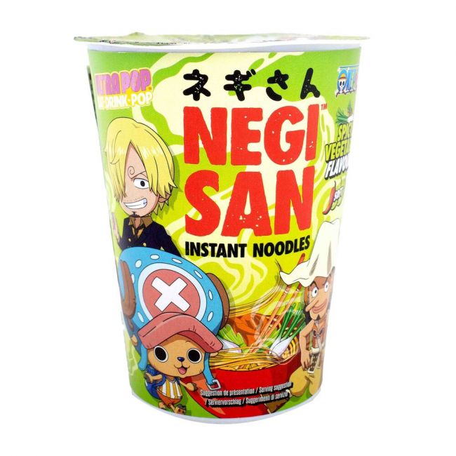 Tallarines cup verdura picante (ONE PIECE) 65g