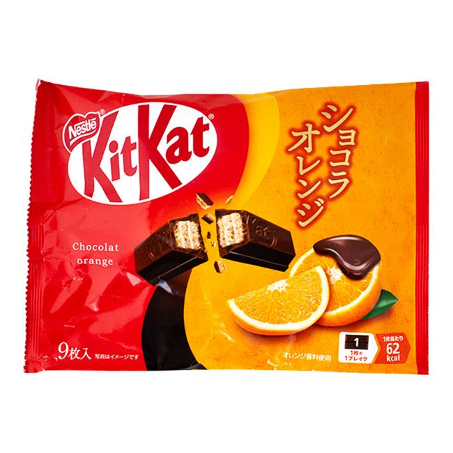 Kitkat chocolate naranja (NESTLE) (9uds) 104,4g