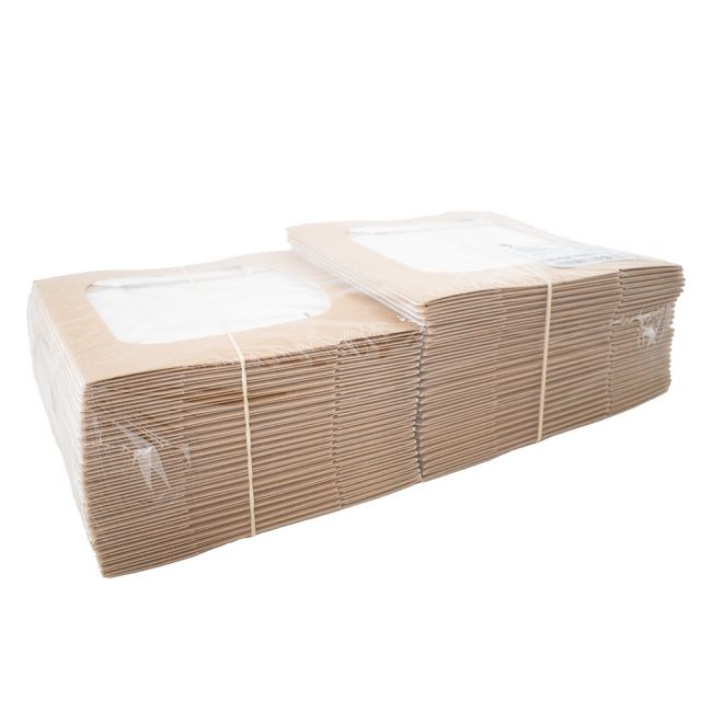 Caja con ventana p/sushi ´thepack´ 220G/M2 + OPP 17.5x12x4.5cm