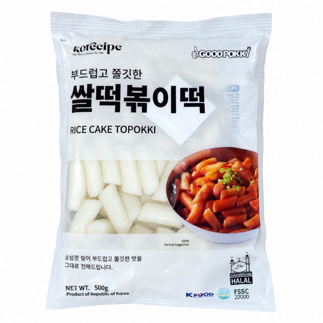 Pastel de arroz coreano Topokki (HYHS) 500g