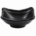 Plato melamina para salsa 9cm - Negro mate