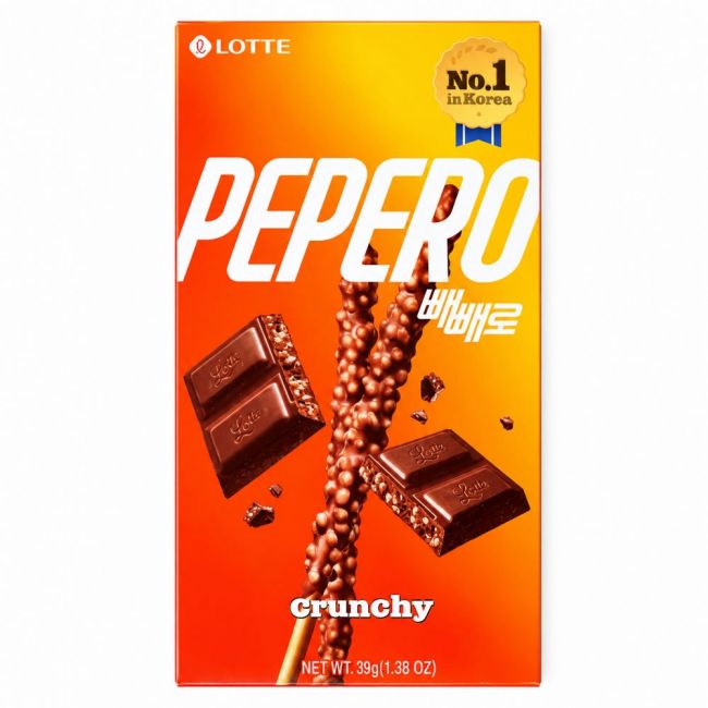 Palitos crunky recubierta de chocolate PEPERO (LOTTE) 32g