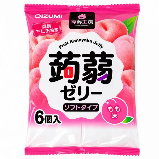 Gelatina de melocotón shimonita konjac (OIZUMI) 112g