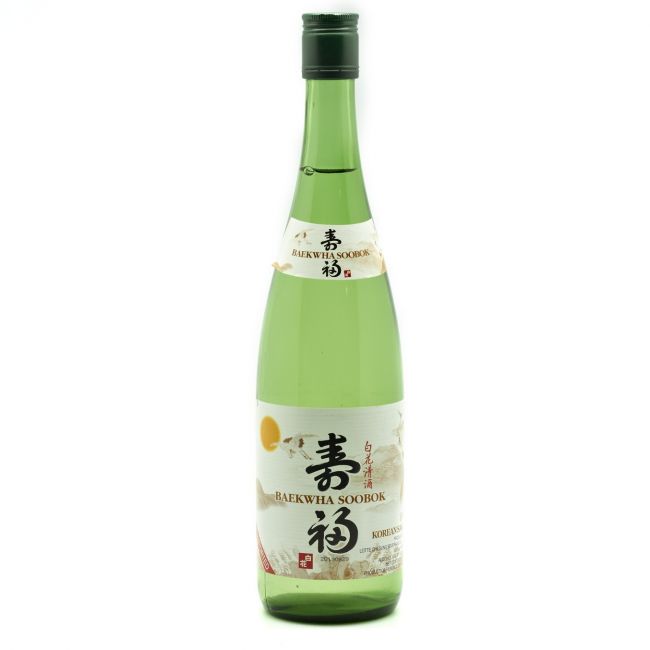 Sake coreano Baekwha Soobok (LOTTE) 700ml (Alc.14%)