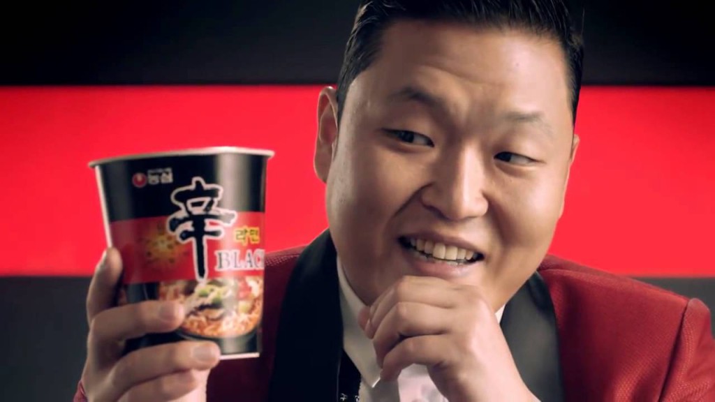 Nong Shim Noodles avec PSY