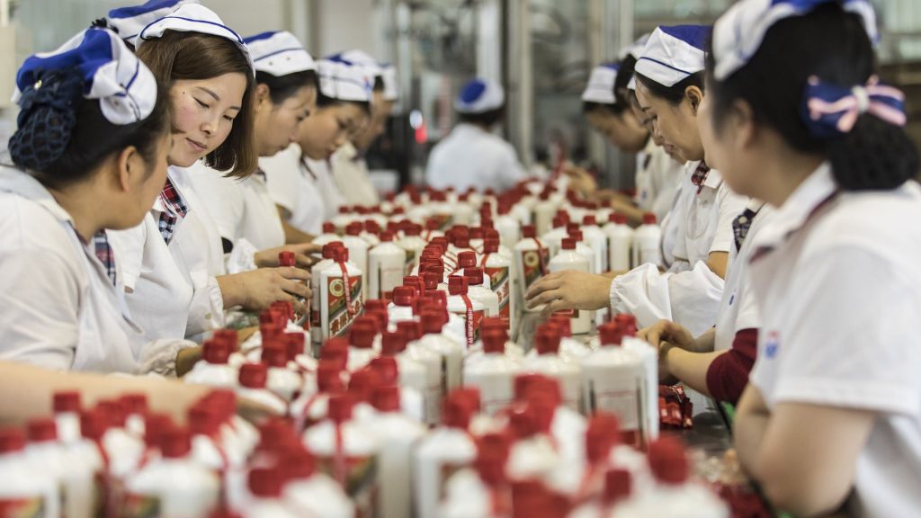 Moutai, la liqueur chinoise de luxe