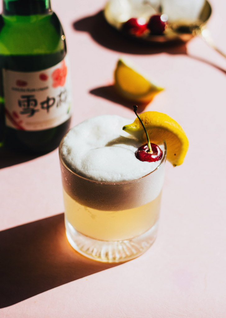 Receta del cocktail Umeshu sour