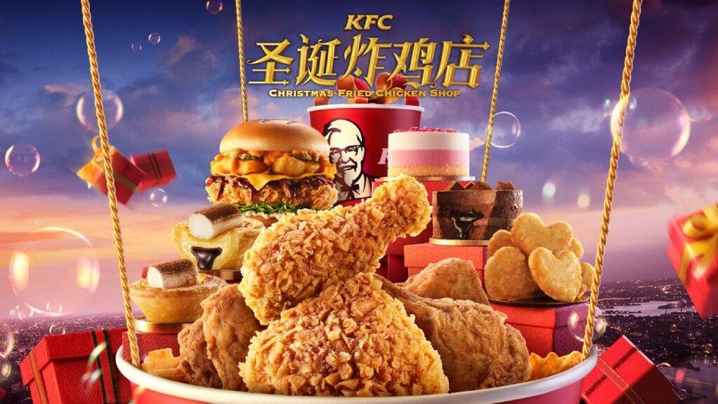 KFC por Navidad, en China y Japón